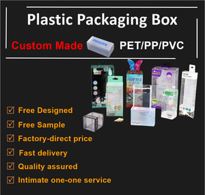 กล่องบรรจุภัณฑ์พลาสติก PET แบบใสพับได้ขนาดเล็กวัสดุรีไซเคิลแบบกำหนดเอง - Product Image 5