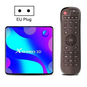 X88 Pro Android 10 4K Ultra HD TV kutusu ile uzaktan GB + 128GB dört çekirdekli işlemci Ultra parlak Android TV - Product Image 1