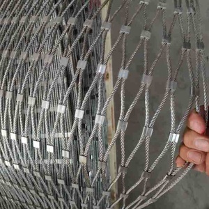 ตาข่ายลวดสลิงสแตนเลสป้องกันการตกสำหรับสวนสัตว์ คอกนก ลานบ้าน ระเบียง งานเหมือง - Product Image 6