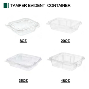 Tek kullanımlık kesim meyve salata kek kutusu kare temizle menteşeli Take-out sabotaj belirgin ambalaj plastikleri evcil hayvan yem kabı - Product Image 4