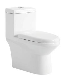 带内置坐浴盆的现代马桶-陶瓷WC碗套，带双冲洗系统 - Product Image 3