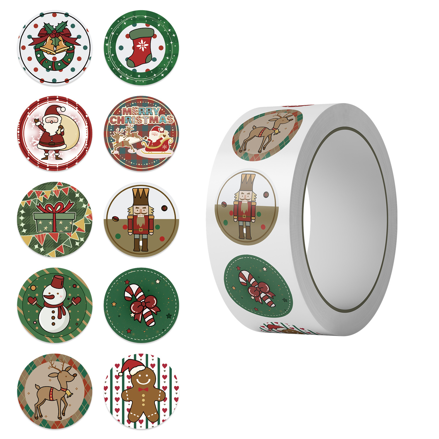 Jjt273 christmas roll stickers