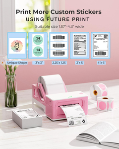 Y888 4&quot; Direct Thermal Transfer Barcode Label PrinterInkless <strong>Printer</strong> - Product Image 4