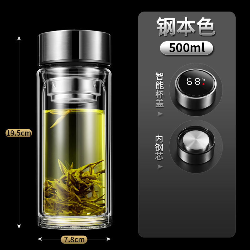 Smart version, stainless steel, 500ml