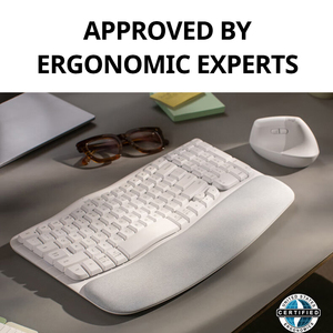 Teclas de onda Logitech originales, interruptor recargable de retroiluminación de modo Dual, teclado inalámbrico ergonómico USB para juegos mecánicos - Product Image 5