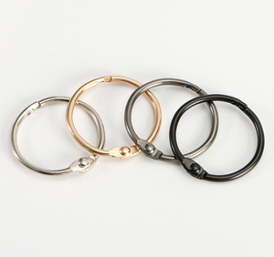 15Mm 25Mm 30Mm 35Mm 45Mm Màu Sắc Thép Vòng Kim Loại Lá Lỏng Lẻo Chất Kết Dính Vòng Cuốn Sách Chia O Nhẫn Khóa - Product Image 5