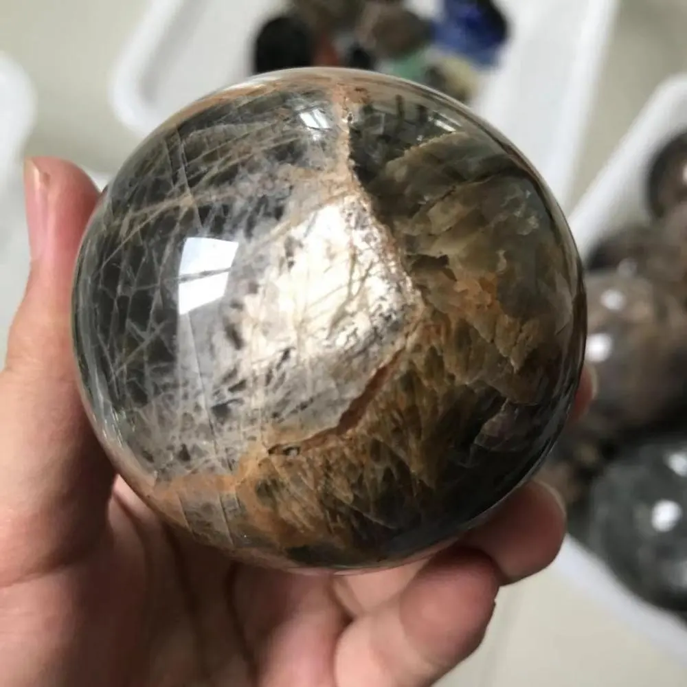 Esfera de cristal negra, producto nuevo