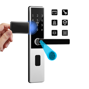 Ev güvenlik gömme akıllı kart elektronik parmak izli kilit dijital şifreli kapı kilidi şifre bluetooth anahtar akıllı kapı kilidi - Product Image 1