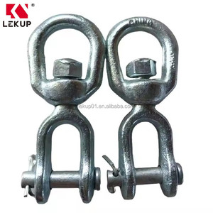 U.S Type Regular <strong>Swivel</strong> with Eye and Jaw Alloy Steel Chain Link Drop Forged Jaw End <strong>Swivels</strong> Riggings G403 Chain <strong>Swivel</strong> - Product Image 2