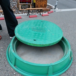 FRP sợi thủy tinh nhựa cửa cống Bìa D400 600mm bể tự hoại cửa cống bìa có thể khóa cửa cống Bìa - Product Image 3