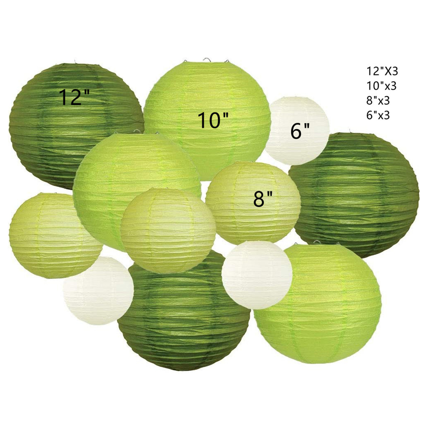 vert-tendre vert-jaune vert-ivoire