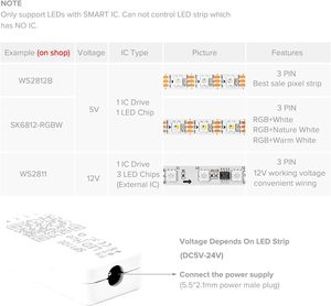 Eann DC5-24V SP110E синхронизация музыкальный контроллер таймер канальный адресуемый контроллер светодиодной ленты - Product Image 5
