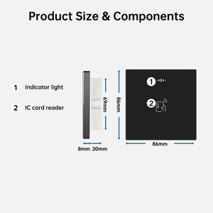 Trudian Standalone 7-Day Sample Waterproof ABS RFID Card <strong>Reader</strong> 13.56MHz <strong>TCP</strong>/<strong>IP</strong> WG26/WG34 Door Access Control <strong>Reader</strong>