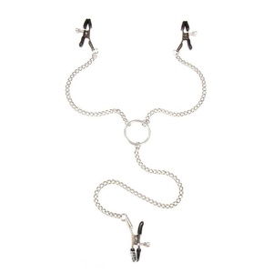 Customizable Clitoral Clamp <strong>Clip</strong> with Three-Head Chain Ring BDSM <strong>Sex</strong> Toy for One's Fun - Product Image 6
