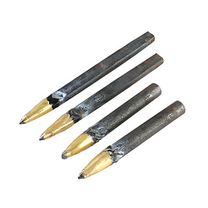 Tungsten Steel <strong>Masonry</strong> <strong>Chisel</strong> Set - Pointed, Flat, Stone Concrete Carving Tools, Brick <strong>Chisel</strong> <strong>for</strong> Sculpting, Engraving - Product Image 1
