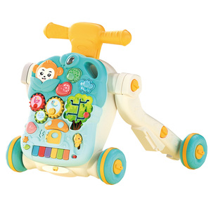 <strong>Multi</strong> <strong>Functional</strong> Cheap Plastic Learning Walker Two-in-one Activity Push Car Baby Walker Toy Learning <strong>Table</strong> for Kids - Product Image 3