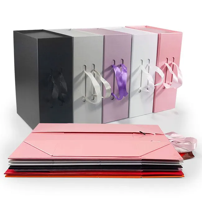 Black wholesale custom logo luxury large package cardboard paper wig Premium gift box Hair extension magnetic box hair business