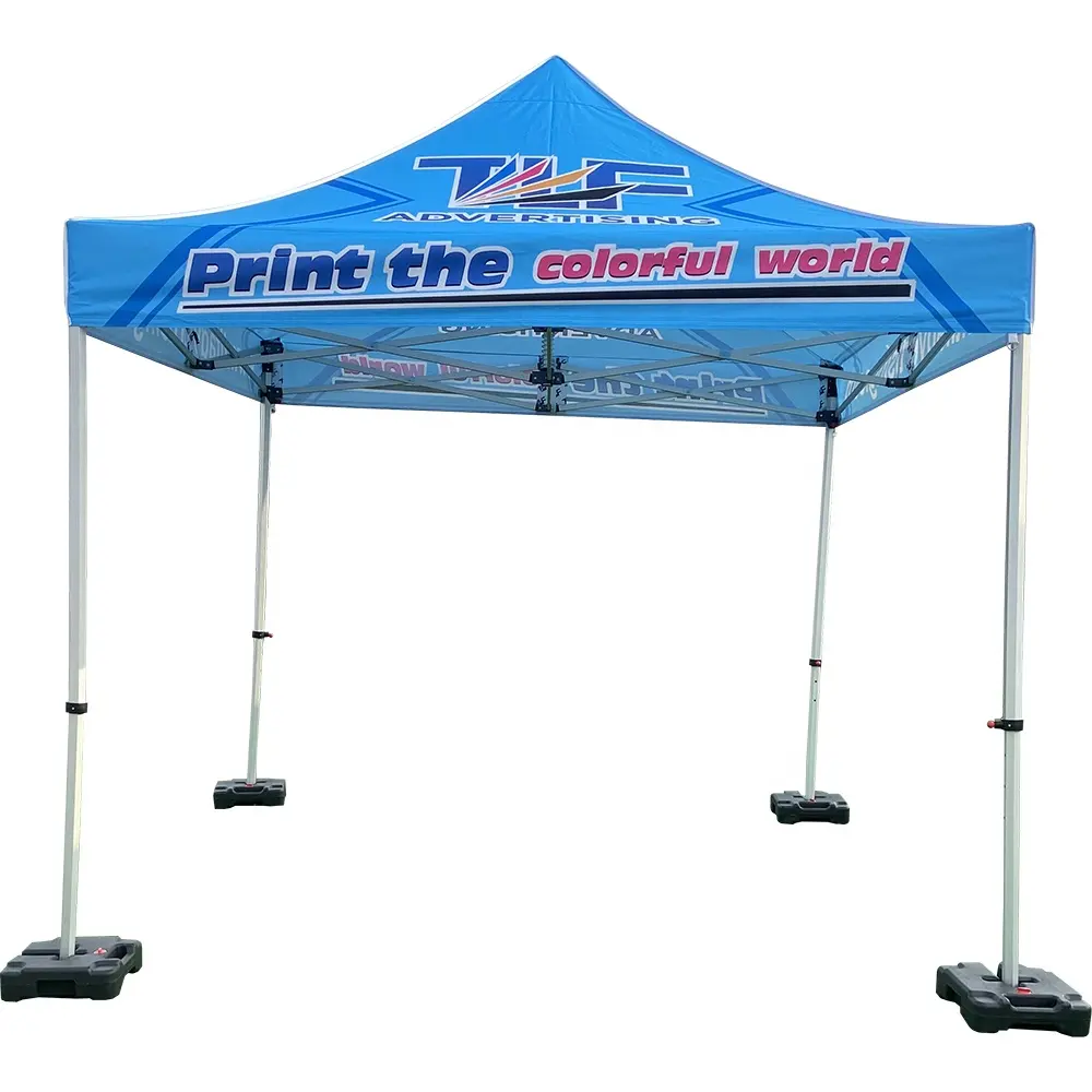 Heavy Duty Custom Printed 3x3 Ez Up Outdoor Pop Up Marquee With Logo