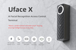 IP66 impermeabile Outdoor AI riconoscimento facciale controllo accessi 10,000 lettore di schede utente WIFI TCP IP sistema di controllo accessi porta - Product Image 2