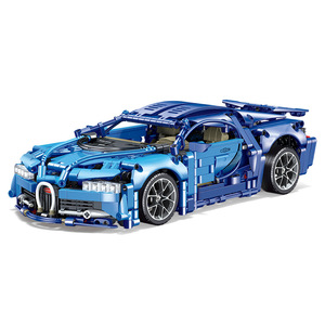 Küçük ölçekli DIY yarış araba oyuncak yaratıcı MJi yapı taşları modeli MOC yeni durum kutusu yaş aralığı 5 ila 7 yıl için paketlenmiş - Product Image 2
