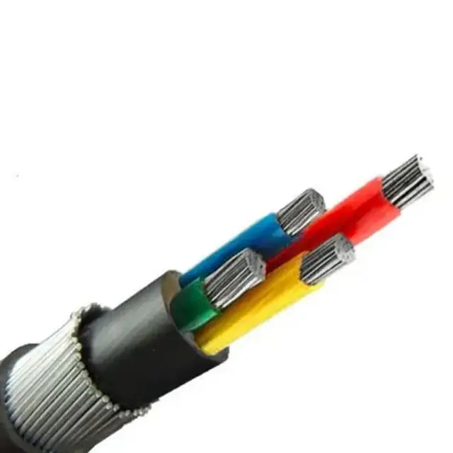 Individuelles 4-Kern-XLPE-Dämmplatz aus PVC-Schiene SWA verstärktes Stromkabel 90 mm Aluminium-Verstärktes Kabel