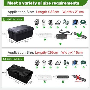 Allifemax IP54 vuông bên ngoài ổ cắm điện hộp chống bụi và không thấm nước PP nhựa hình vuông - Product Image 6