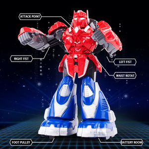 Somatosensory Battle <strong>Robot</strong> Toy Dual Player <strong>Rc</strong> <strong>Fight</strong> <strong>Robot</strong> Game Gesture Remote Control <strong>Robot</strong> Boxing Set With Light Music - Product Image 3