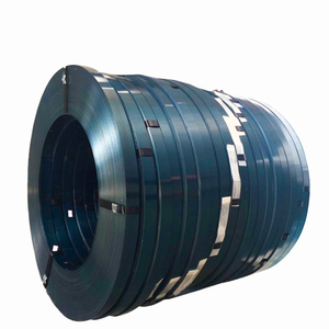 Trung Quốc nhà máy q195 16/19/25/32mmgrilled Thép Màu Xanh đóng đai/dải/Ban nhạc/vành đai/đóng gói dây đai - Product Image 2
