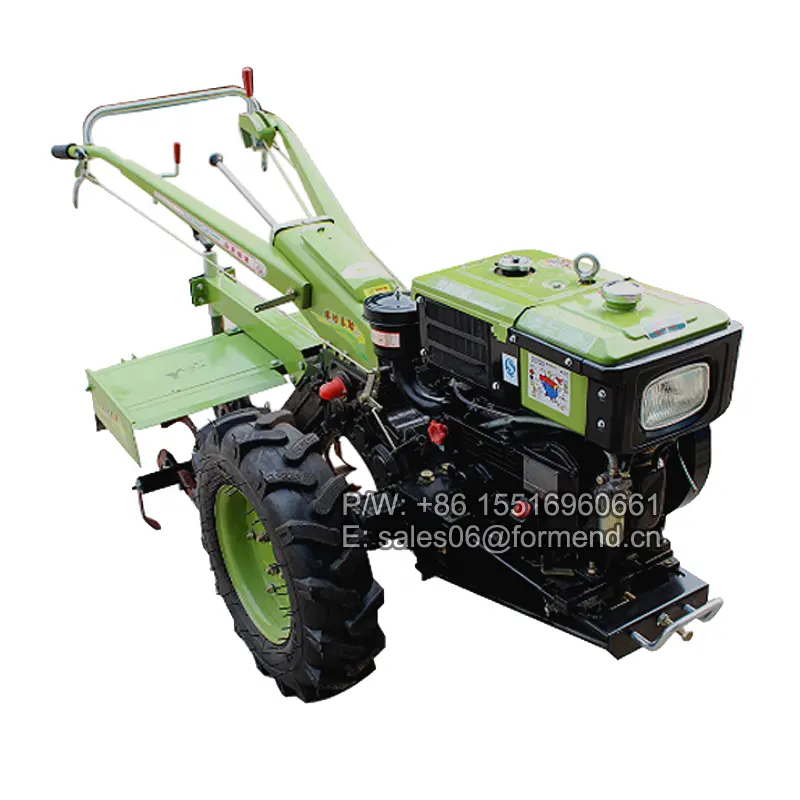 Attrezzature agricole utilizzate nelle aziende agricole piccolo trattore ambulante raffreddamento ad acqua 18HP trattore a due ruote