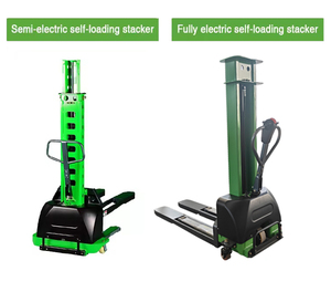 Self <strong>Loading</strong> Stacker <strong>Machinery</strong> 0.5ton 1 Ton 1.3m 1.6 Meter Semi Electric Self Lifting Stacker <strong>Unloading</strong> Apilador Electrico - Product Image 4