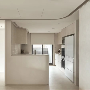 Hochwertige einfache elegante Küchen schrank Möbel Apartment maßge schneiderte modulare Küchen schränke Sets