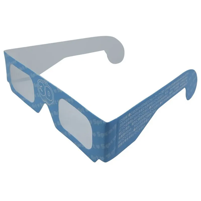 Promotional Custom Logo Paper 3d Chromadepth Glasses Wholesale