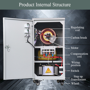 Entrada personalizada 260-400V Salida 220V 15KVA Regulador/estabilizador de voltaje monofásico automático de alta precisión - Product Image 4