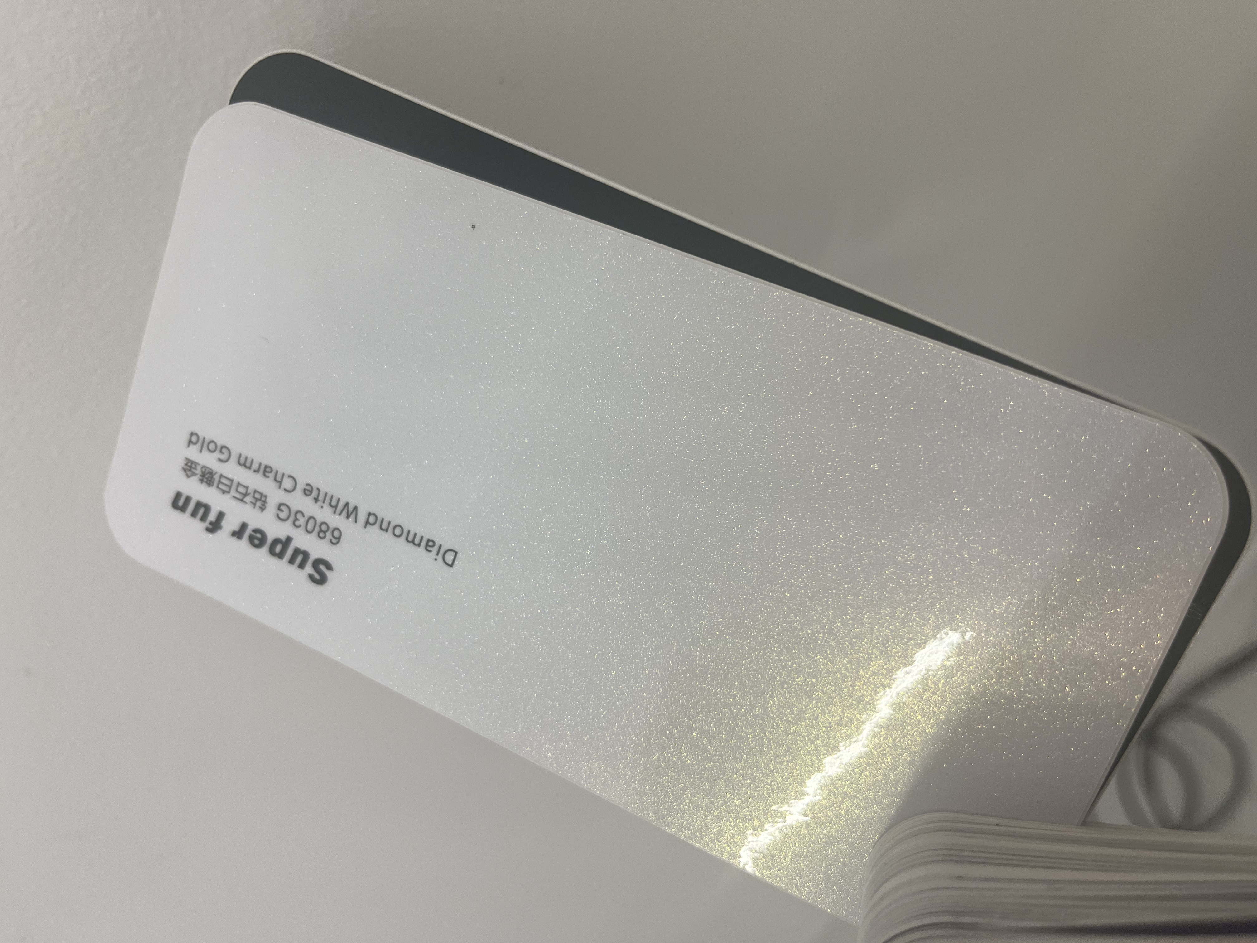 TPU White Charm Gold