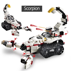 Cada C51027 креативный умный робот 2 в 1 модель DIY игрушки Наборы MOC кирпич RC наборы строительных блоков - Product Image 6