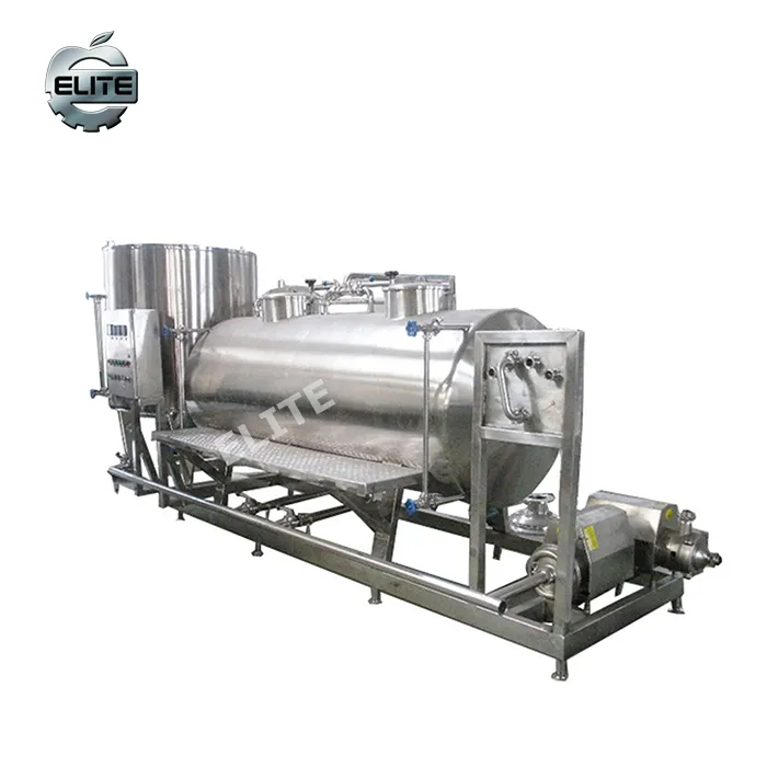 Sistema de limpieza in situ de acero inoxidable con carcasa CIP para tanques de elaboración de cerveza