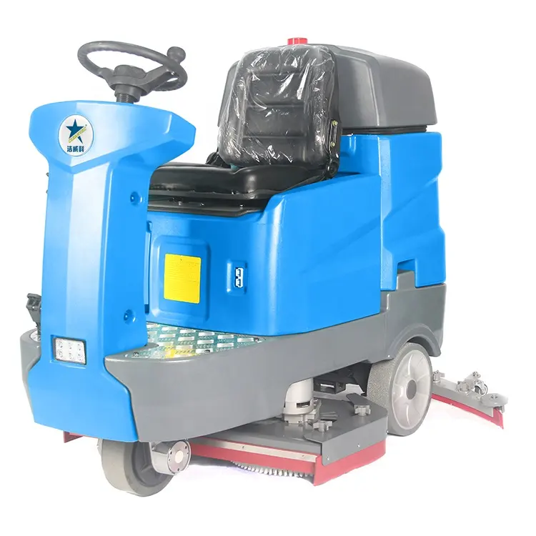 Limpiador de suelo industrial CLEANVAC con batería