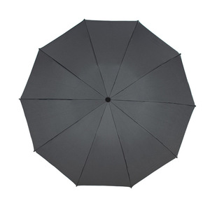Wind Shield Semi-automatic Men's and Women's Tri-fold Large 10-bone Reflective Strip Simple Folding Umbrella - Product Image 5