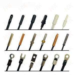 高精度定制探头形状10k 3435 100k 3950热敏电阻ntc温度传感器 - Product Image 1