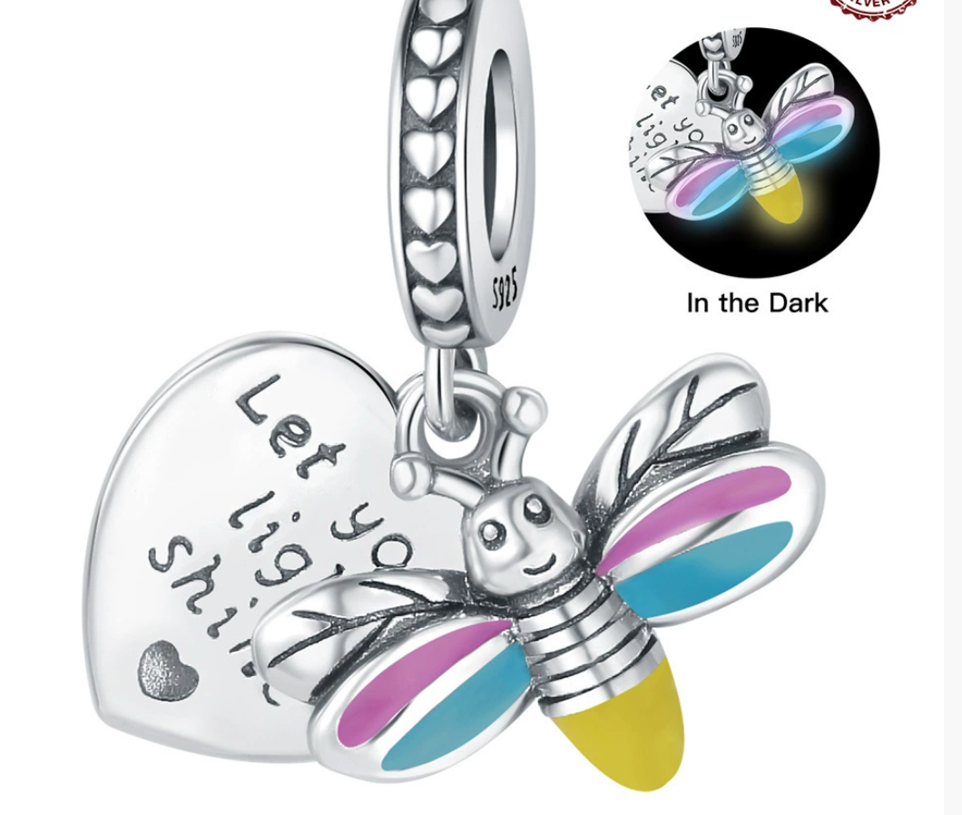 Pendentif luciole époxy lumineux 0043