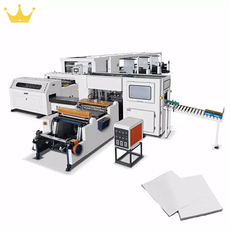 Máquina cortadora de rollos de papel Máquina cortadora de libros A4 Máquina cortadora de papel A4 automática Tamaño A3 A4 A5