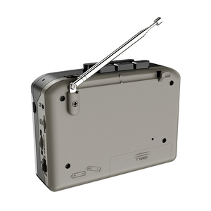 234 <strong>Cassette</strong> Tape Player Portable AM FM Radio <strong>Cassette</strong> Tape-to-MP3 Converter Sound Recorder Built-in Speaker Headphone Jack - Product Image 4