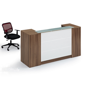 医院高品质定制中心桌办公室前台家具接待台 - Product Image 1
