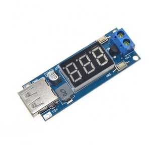 DC-DC降圧モジュール2線式電圧計5VUSB充電器または電源入力4.5V-40V出力5 V/2A - Product Image 1