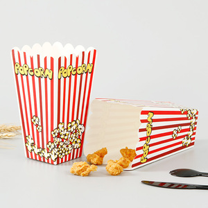 Phim Circuses Sân Vận Động Đầy Màu Sắc Và Vui Vẻ Carnival Phong Cách Sọc Tông Bỏng Ngô Hộp - Product Image 3