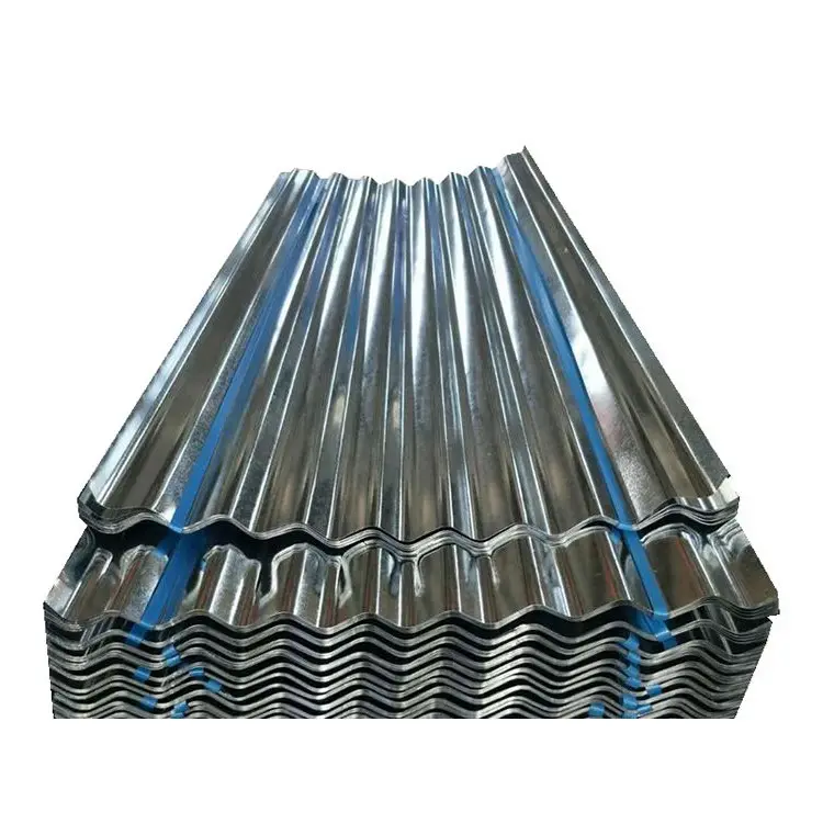 Lamiere in acciaio zincato ondulato in lega di zinco per coperture metalliche per case durevoli
