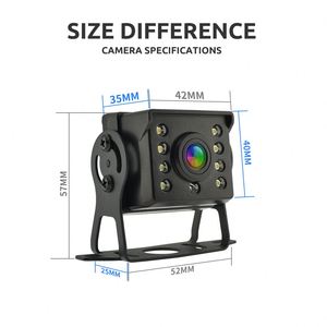 Car Rear <strong>View</strong> <strong>Camera</strong> 7&quot; HD Monitor Trailer 9-36V LED Waterproof <strong>Camera</strong> with Screen <strong>Easy</strong> Installation for Truck Parking - Product Image 2