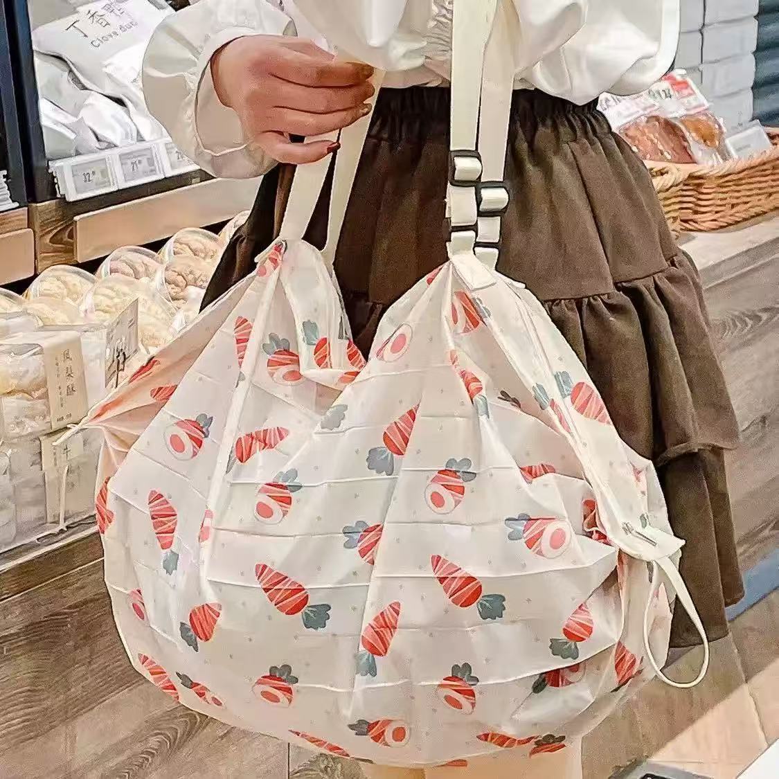 Bolsa plegable gruesa para órganos de zanahoria 5035-plana 728cm