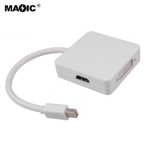 High Quality <strong>Mini</strong> DP to <strong>HDMI</strong> VGA DVI 3 in 1 Adapter <strong>Mini</strong> Display Port 3 in 1 Hub - Product Image 1