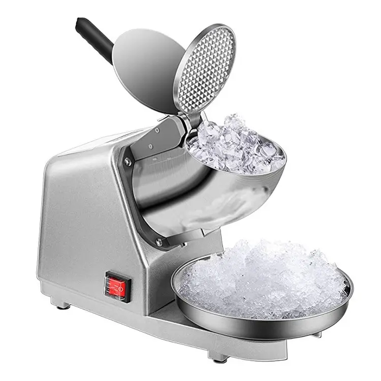 CANMAX Manufacturer 300W Mini Stainless Steel Electric Ice Smashing Ice Crusher Shaver Snow Cone Shaved Ice Machine